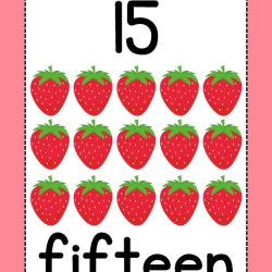 Number Flashcards Worksheet For Grade 3