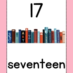 Number Flashcards Worksheet For Grade 4