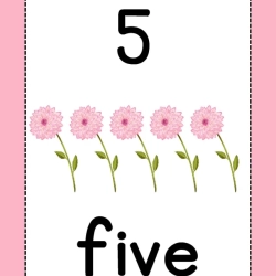 Number Flashcards Worksheet Free Downloads