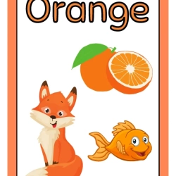 Printable Flashcards Colors For 3rd Grade Worksheet