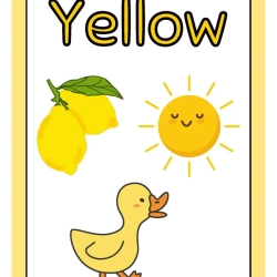 Printable Flashcards Colors For Grade 2 Worksheet