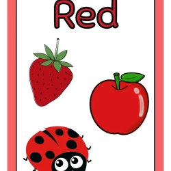 Printable Flashcards Colors For Grade 3 Worksheet