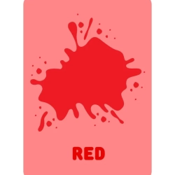 Printable Flashcards Colors Worksheets