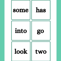 Printable Sight Word Flashcards 075 Worksheet