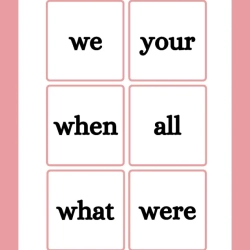 Printable Sight Word Flashcards 078 Worksheet