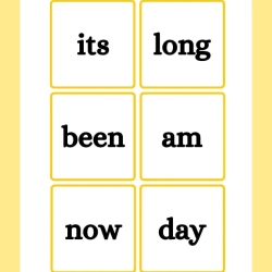 Printable Sight Word Flashcards 083 Worksheet