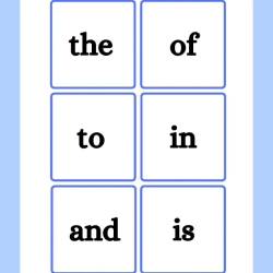 Printable Sight Word Flashcards 5th Grade Free Worksheets
