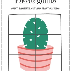 Free Puzzle Games Worksheet Easy