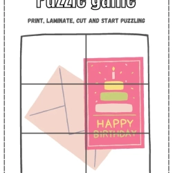 Free Puzzle Games Worksheet For Kindergarten