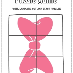 Free Puzzle Games Worksheet For Toddlers