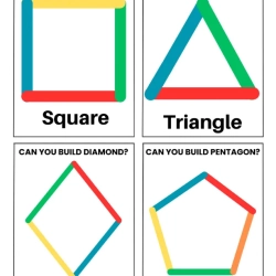 Popsicle Sticks Activity Game Worksheet