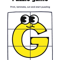 Printable Puzzle Worksheet For 1st Grade