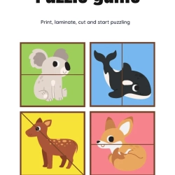 Printable Puzzle Worksheet Grade 4 Worksheets