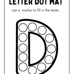 Letter Dot Mat Download Worksheet