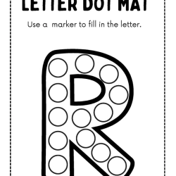 Letter Dot Mat For 5th Grade Worksheet