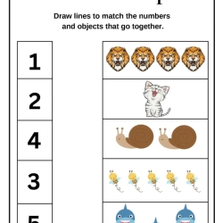 Match The Number Worksheet Worksheets