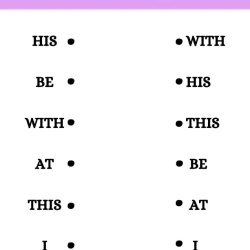 Match The Same Sight Words Download Worksheet