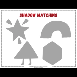 Shadow Matching Worksheet Easy