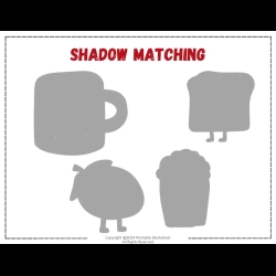 Shadow Matching Worksheet Preschool