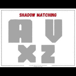 Shadow Matching Worksheet Printables Download