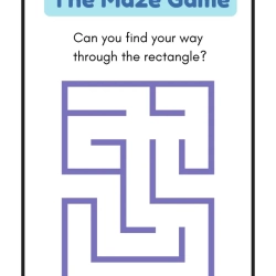 Maze Worksheet 075