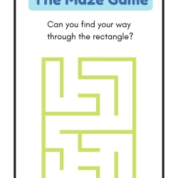 Maze Worksheet 076