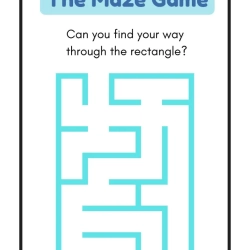 Maze Worksheet 078