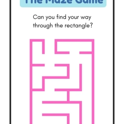 Maze Worksheet 079