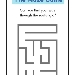 Maze Worksheet 084