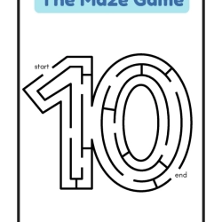Maze Worksheet 100