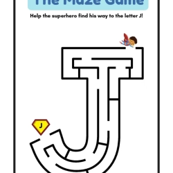 Maze Worksheet For 1st Grade