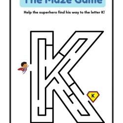 Maze Worksheet For Grade 1