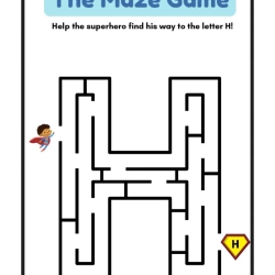 Maze Worksheet For Kids