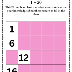 Missing Number Worksheet Downloads