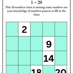 Missing Number Worksheet Free Downloads