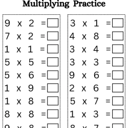 Multiply Worksheet For Grade 2