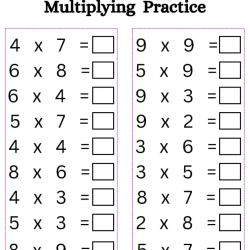 Multiply Worksheet Free Downloads