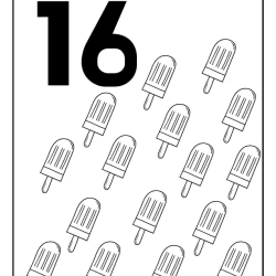 Count And Color Worksheet For 4th Grade