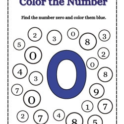 Numbers Coloring Worksheet Worksheets