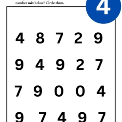 Find Number Scramble Worksheet Downloads