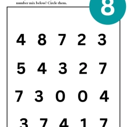 Find Number Scramble Worksheet For Free