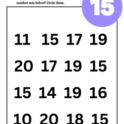 Find Number Scramble Worksheet For Grade 3