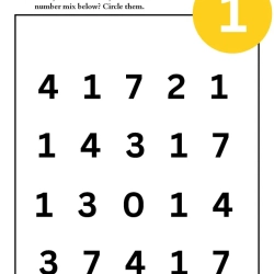 Find Number Scramble Worksheet Free Downloads