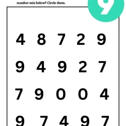 Find Number Scramble Worksheet Pdf File