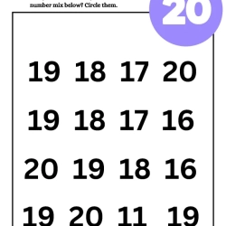 Number Scramble Circle Worksheet For 6th Grade