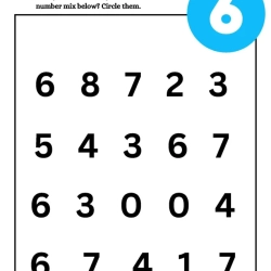 Number Scramble Circle Worksheet Free Downloads