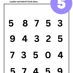 Number Scramble Circle Worksheet Worksheets