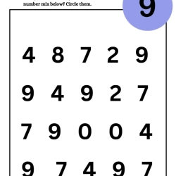 Number Scramble Worksheet Downloads