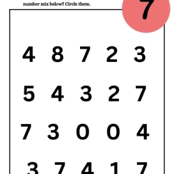 Number Scramble Worksheet For Free