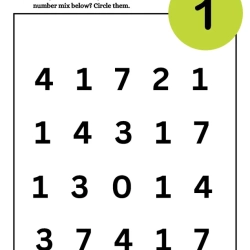 Number Scramble Worksheet Free Downloads